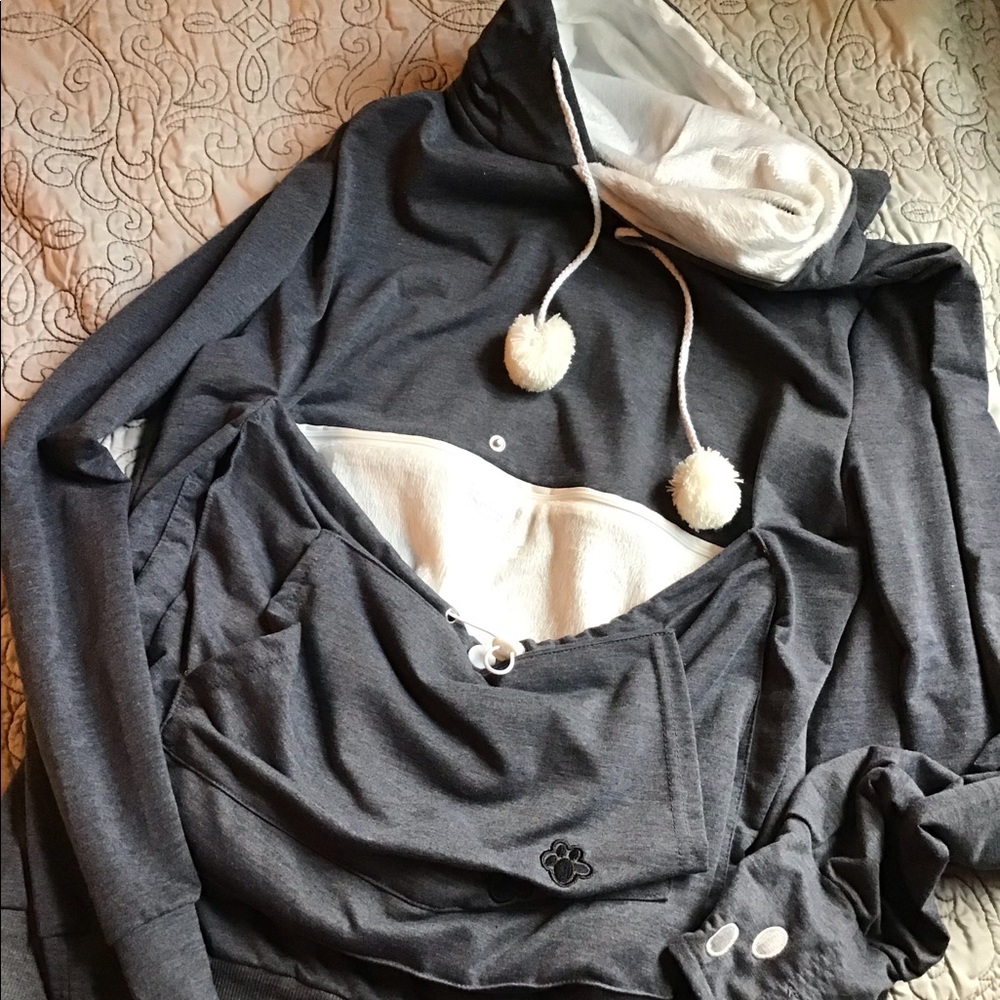 Cat pullover with cat ears